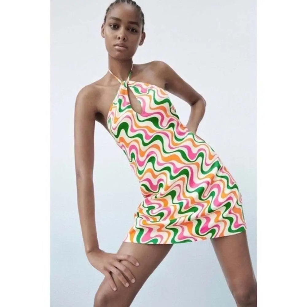 NWT Zara Halter Dress